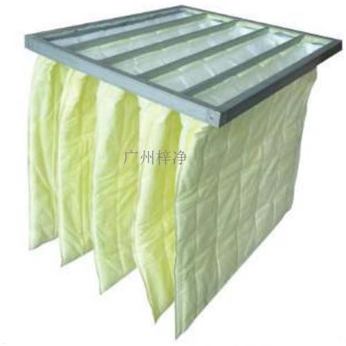 中效袋式過濾器、F5級黃色袋式